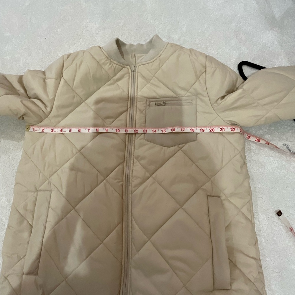 Reversible Quilted Tan Jacket - Picture 9 of 10